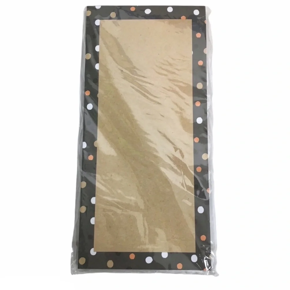 Halloween Planner Stationery Kit Set List Pad Sticky Notes Kraft Paper Dots